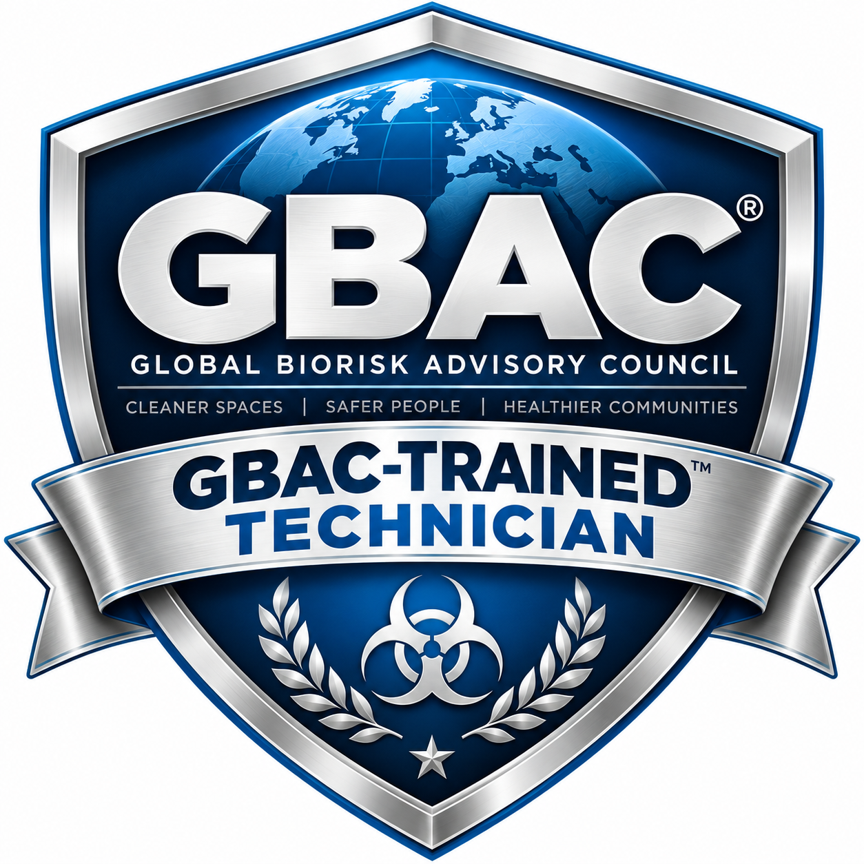 GBAC-Trained Technician badge - Global Biorisk Advisory Council